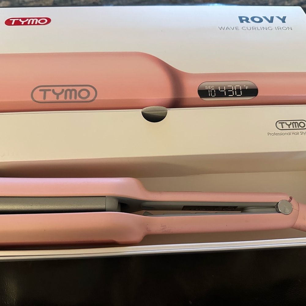 TYMO Rovy Pink Wave Curling Iron